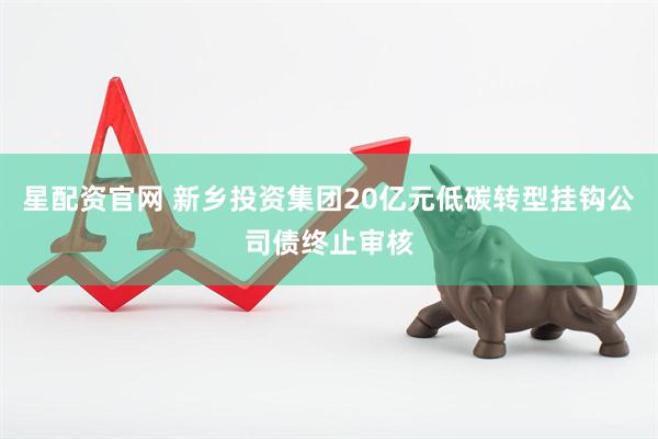 星配资官网 新乡投资集团20亿元低碳转型挂钩公司债终止审核
